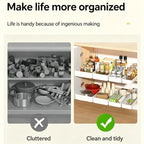 ✨ Pull-Out Cabinet Organizer System