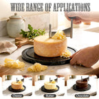 🧀 Semi-Hard Cheese Curling Wheel with Marble Base