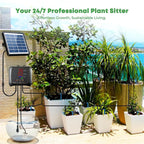 🌱 Solar-Powered Drip Irrigation System – Automatic Garden Watering Kit ☀️💧