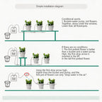 💧 12-Plant Solar Drip Irrigation Kit 🔥