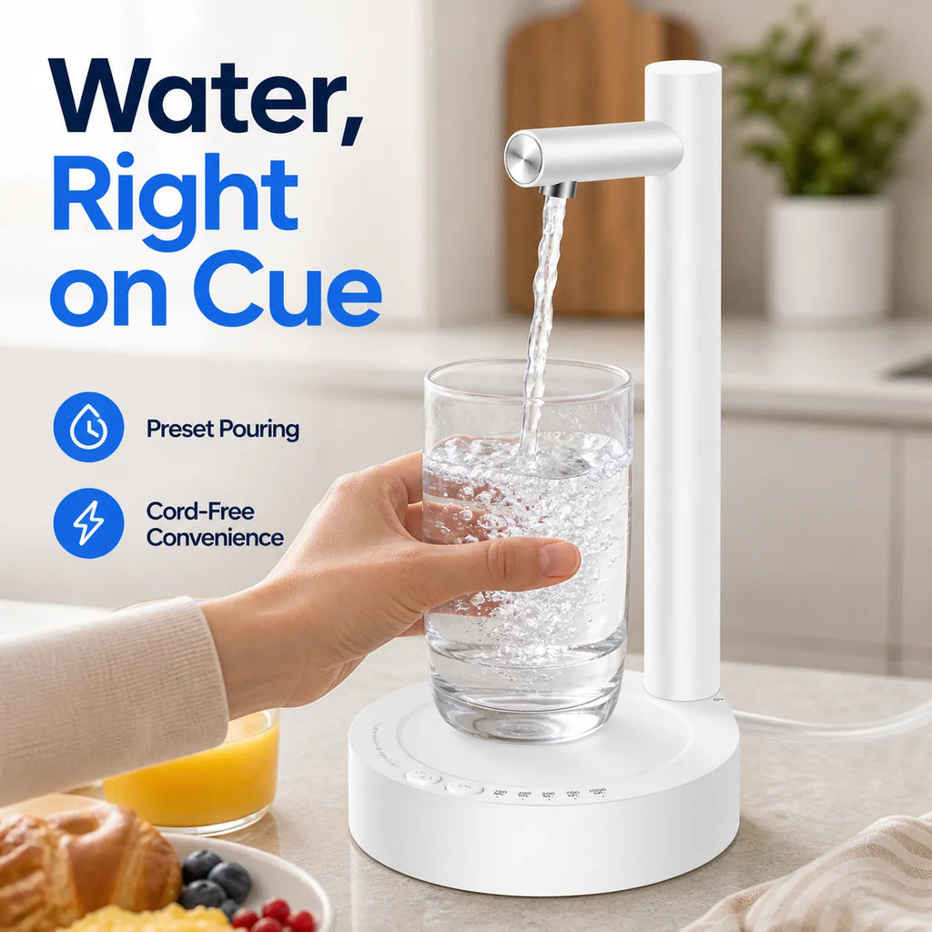 One-Touch Rechargeable Tabletop Water Dispenser