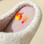 Cozy Jack-O'-Lantern Plush House Slippers