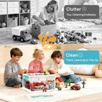 🎨 Transparent Craft Storage Organizer Box with Removable Tray & Dividers