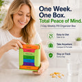 💊7-Day Weekly Pill Organizer Box – Large Capacity Medication & Vitamin Storage Case