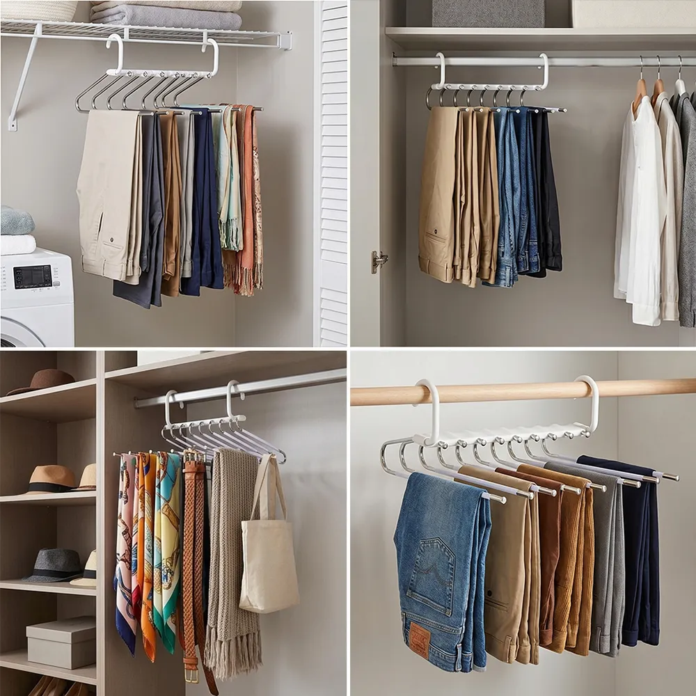 👖 FoldSpace 9-Layer Pants Hanger