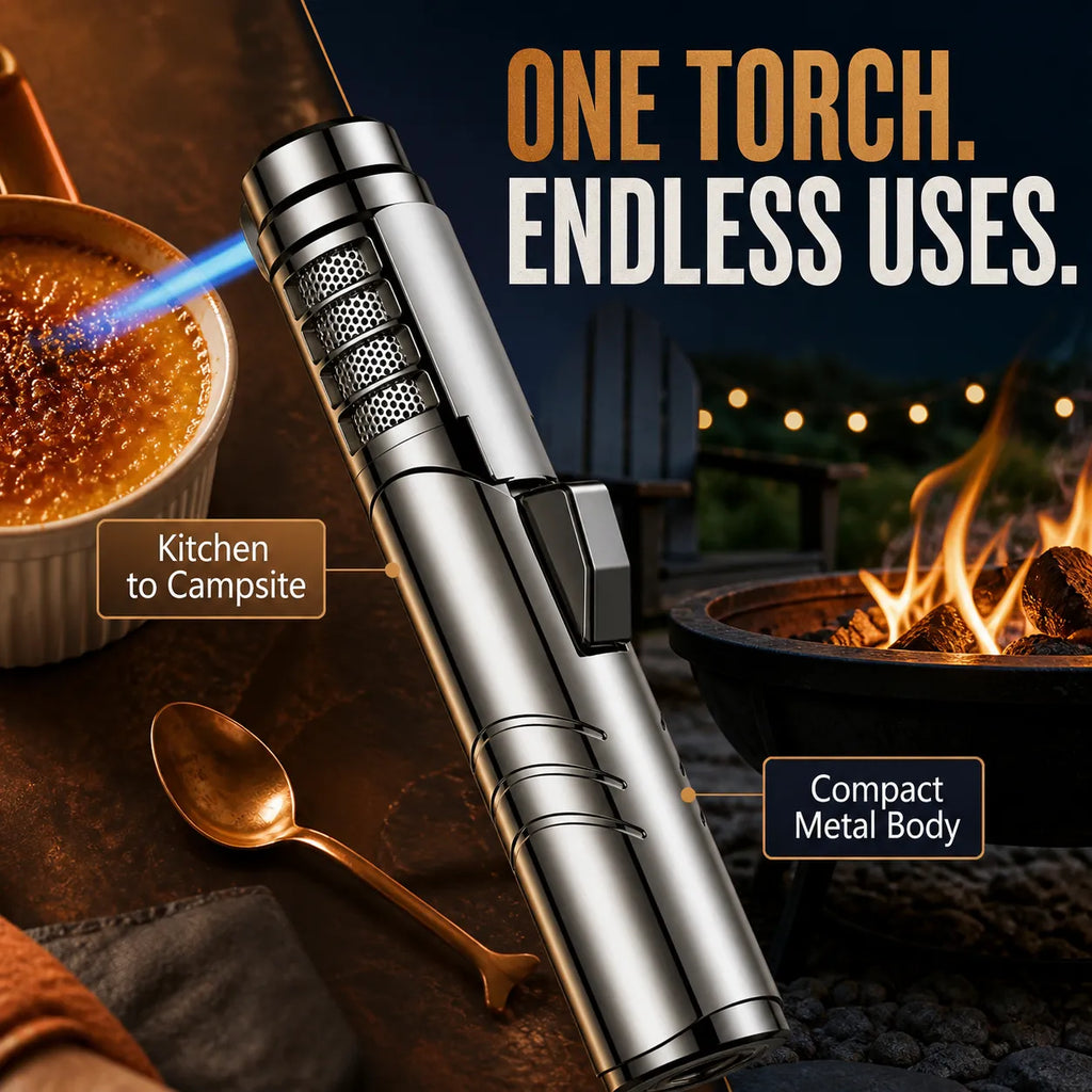 Multi-Purpose Windproof Refillable Jet Torch Lighter