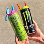 4-Pack Reusable Soda Can Lids with Straws 🍻