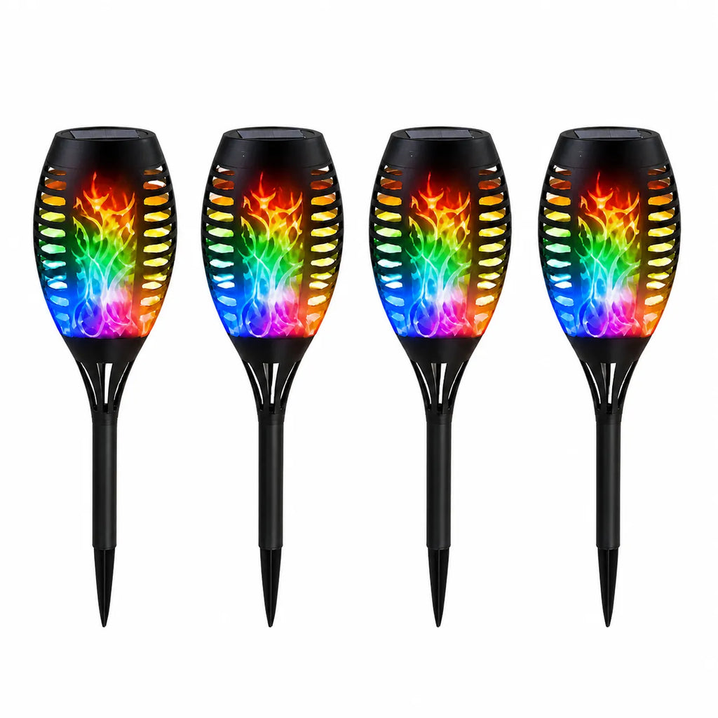 Solar Flickering Flame Torch Lights