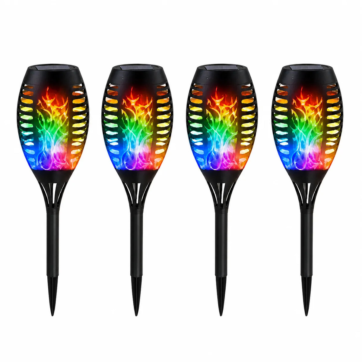 Solar Flickering Flame Torch Lights