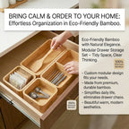 🧺 Modular Drawer Organizer Set – Clean Space, Clear Mind