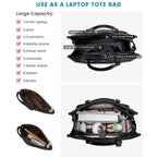 🖤Large capacity insulated handbag, can hold a laptop and lunchbox