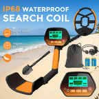 🔎 Waterproof Metal Detector for Adults & Kids – Treasure Hunting Adventure Kit 🏆🌊