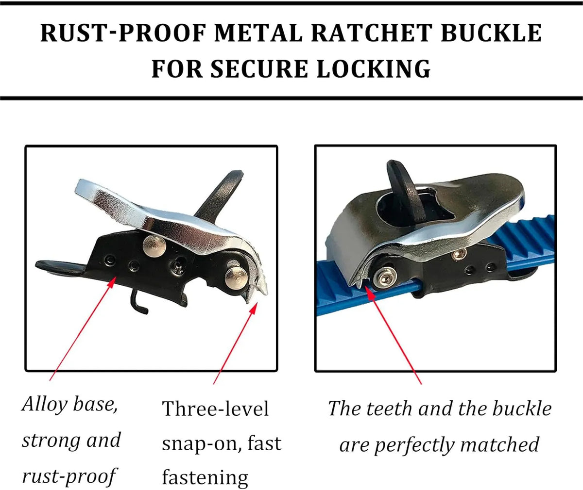 🔒 Ultimate Heavy-Duty Grip Lock Strap – Secure Anything, Anywhere, in Seconds!