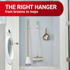 Damage-Free Broom & Mop Handle Gripper