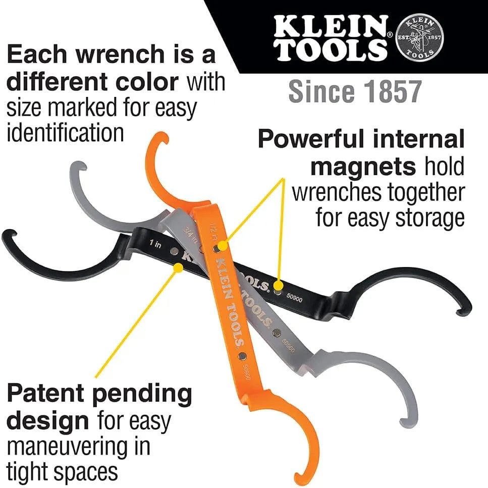 Locknut Wrench Kit, ½ & ¾