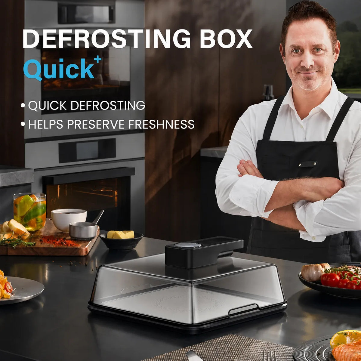 Rapid Thaw Defrosting Box with Timer