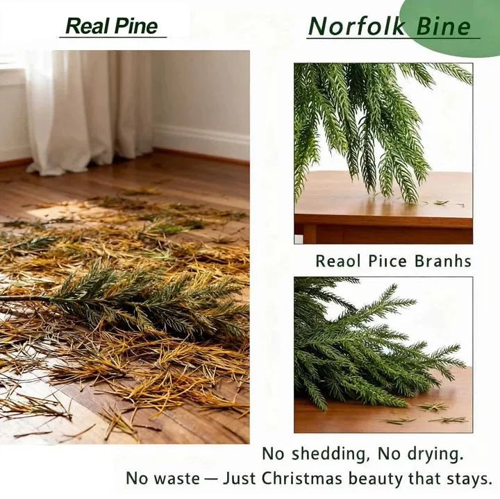 ✨18" Real Touch Norfolk Pine Branches