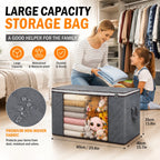 🧺 Extra-Large Foldable Clothing Storage Bags – Keep Your Wardrobe Neat & Organized
