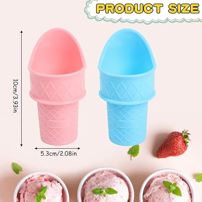 Colorful Delight: Versatile Ice Cream Cone Holders for Every Occasion