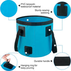 Pack-Flat Outdoor Collapsible Bucket