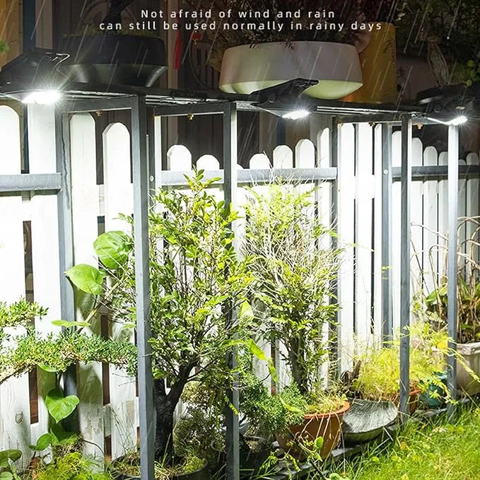 Solar-Powered Clip-On LED Security Light with Motion Sensor