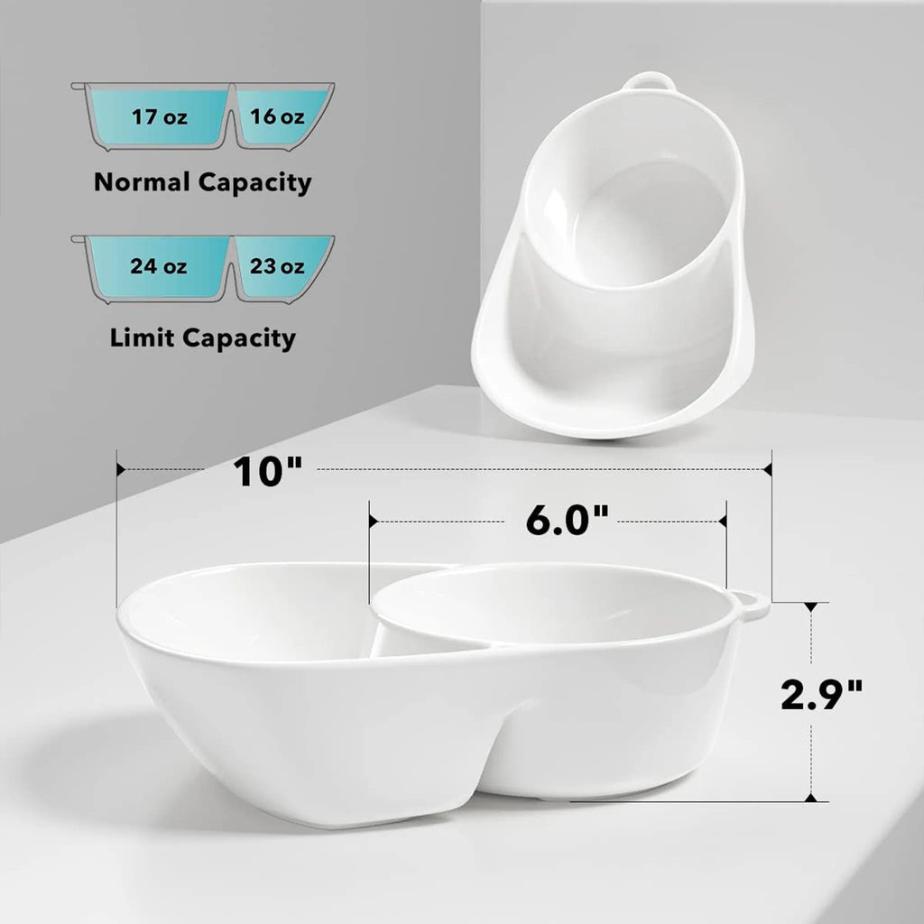 🥣 Chip & Dip Bowl Set — Anti-Soggy Cereal & Multi-Use Serving Bowl