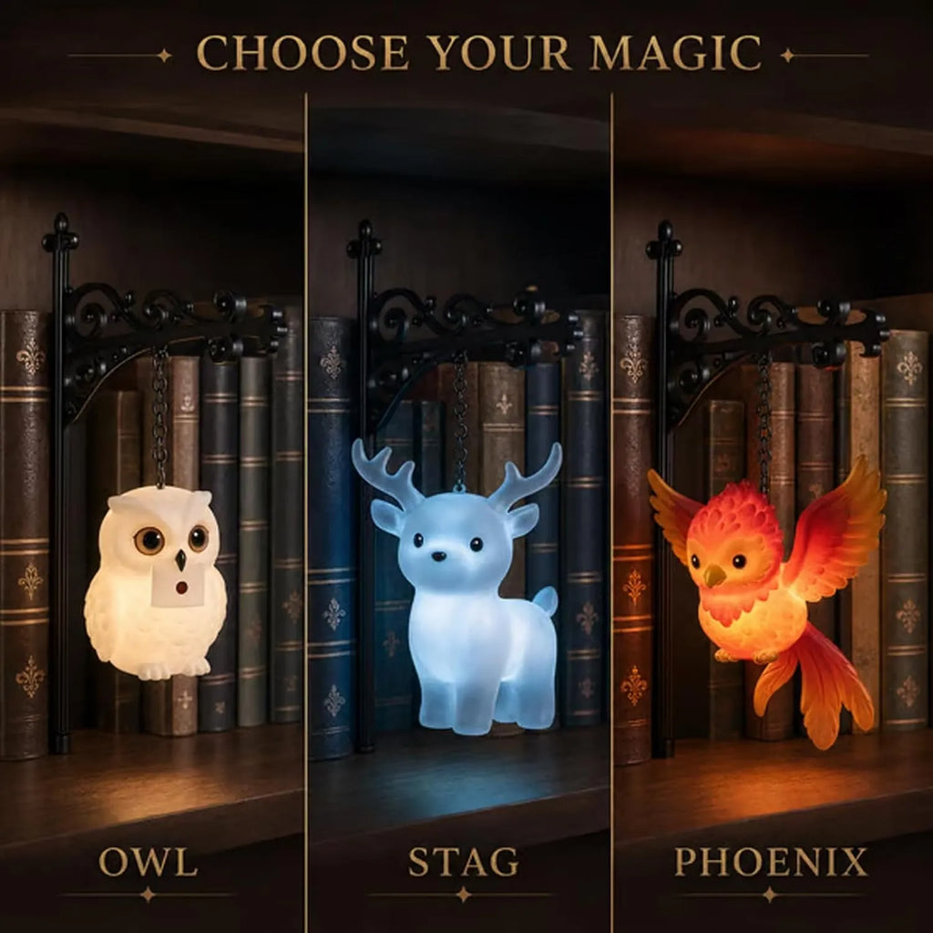 Enchanted Hanging Animal Bookshelf Light