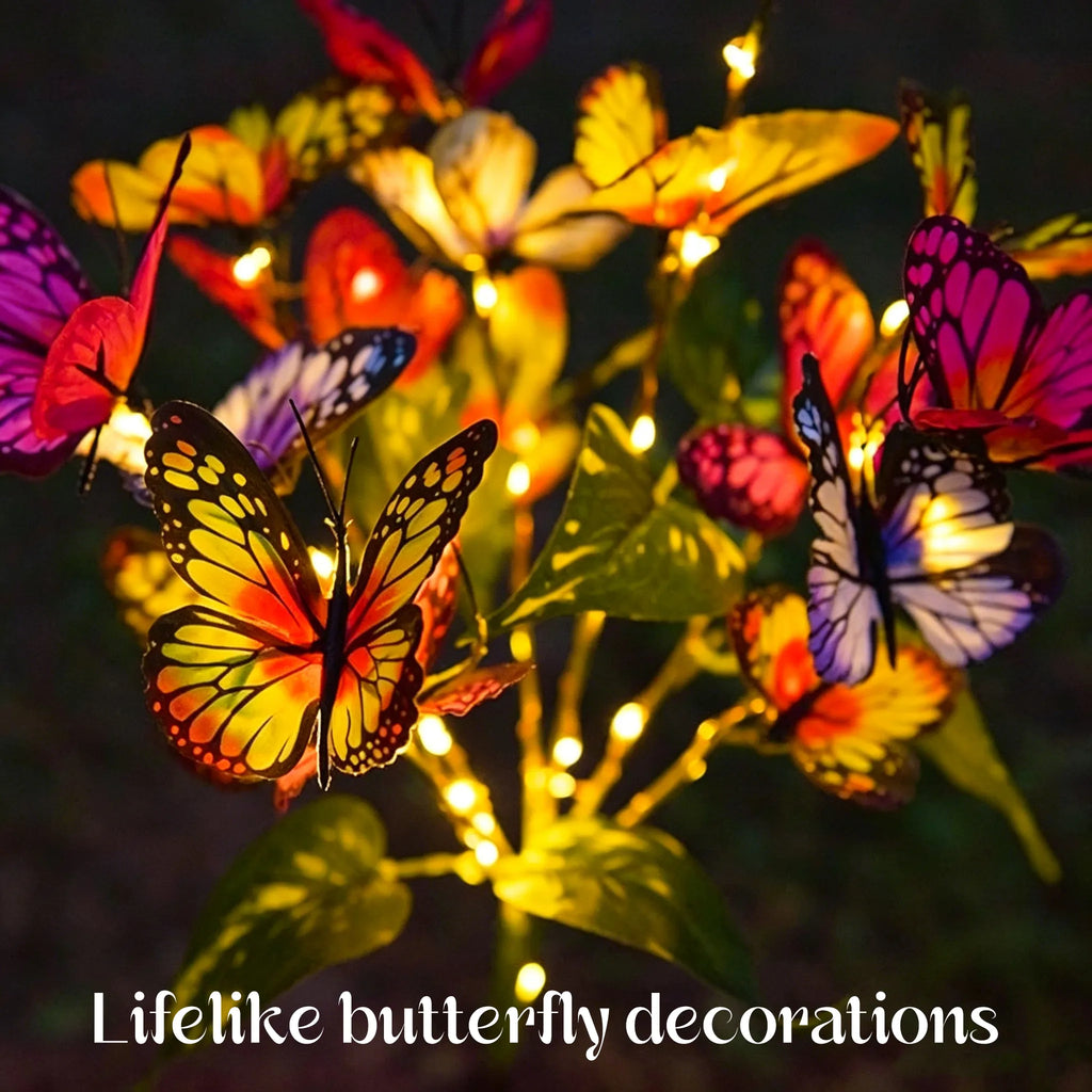 🦋 Solar Butterfly Garden Lights