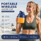 🥤 Blend Fresh Anywhere, Anytime Portable Wireless Juicer Cup