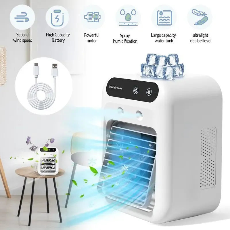 ❄️ Mini Air Conditioning Fan – Cool Comfort Anywhere You Go