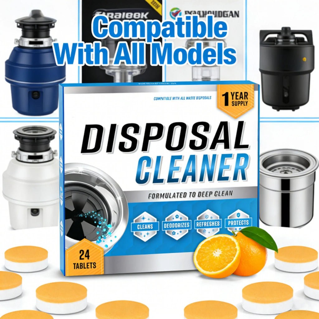 Garbage Disposal Cleaner and Deodorizer Tablets – 24 Count 🍊