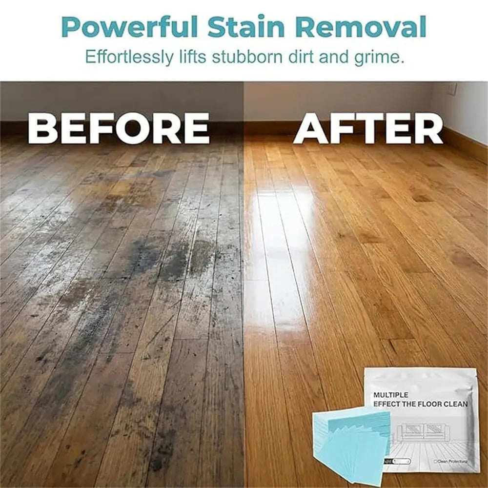 🧼Multi-Purpose Floor Cleaning Sheets – Concentrated Dissolvable Cleaning Tablets for Hardwood & Tile Floors
