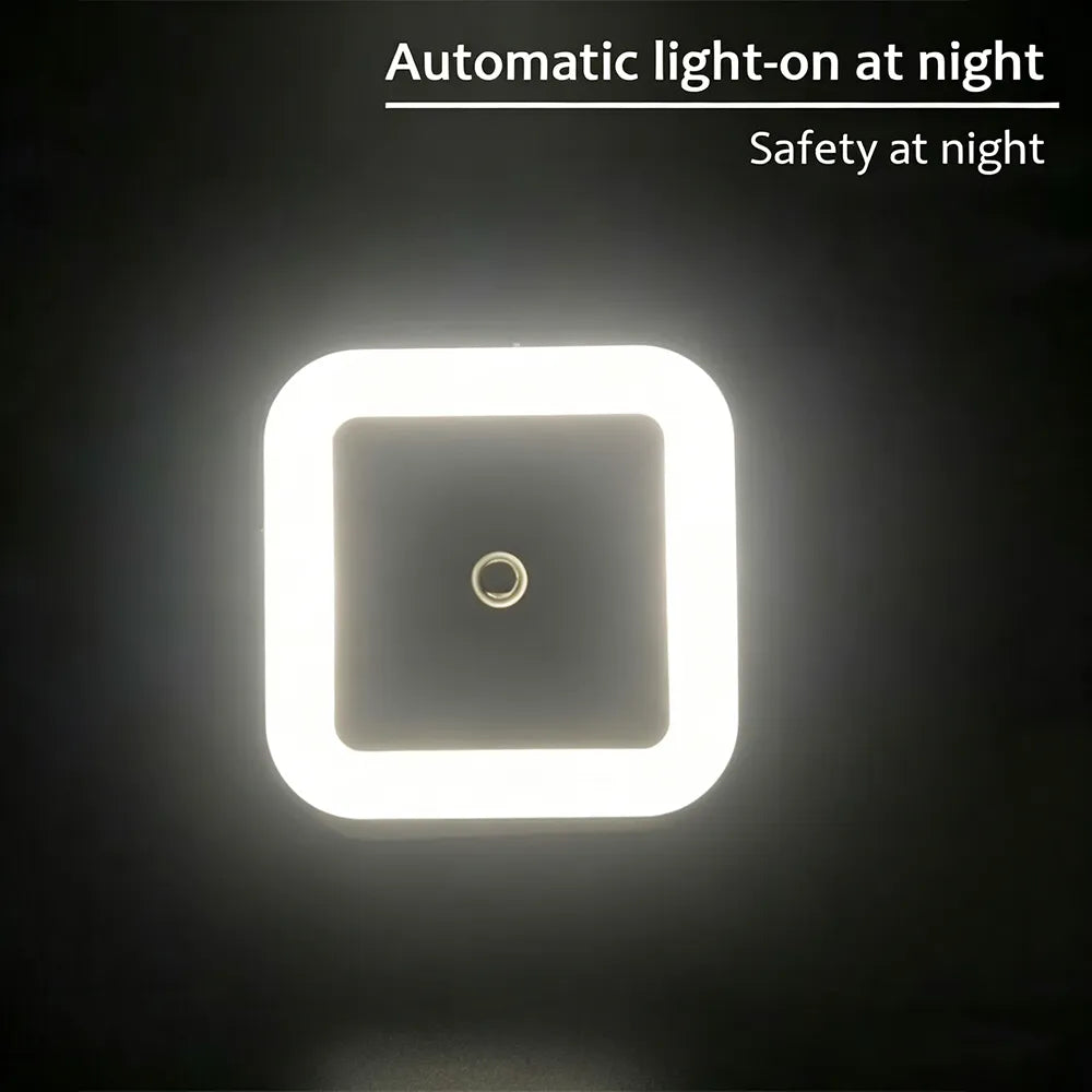 🌙 Plug-in LED night light with automatic sensor function – soft light