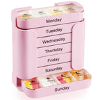 💊7-Day Weekly Pill Organizer Box – Large Capacity Medication & Vitamin Storage Case
