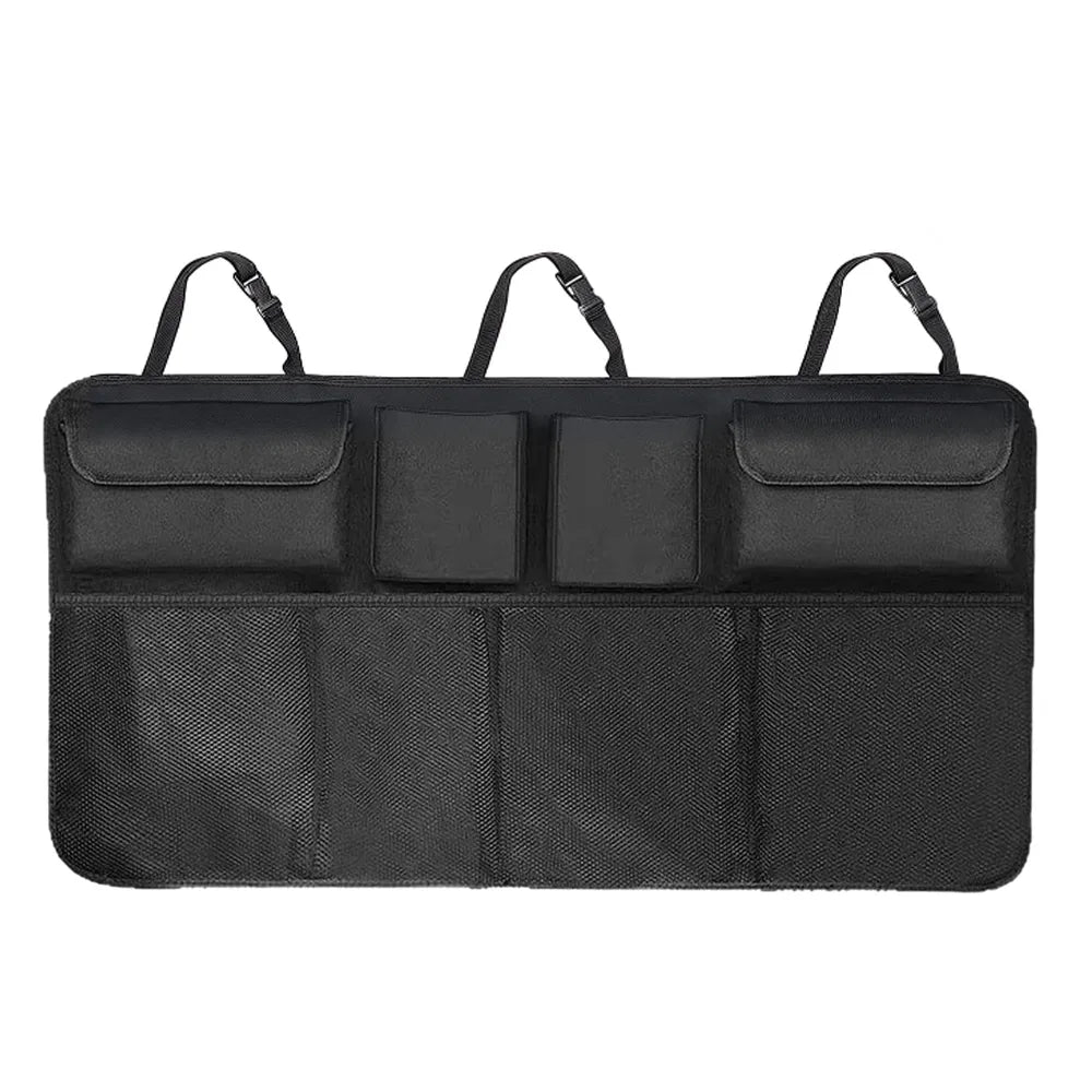 🚗📦Car Trunk Organizer – Hanging Storage with 8 Pockets for SUVs & Trucks