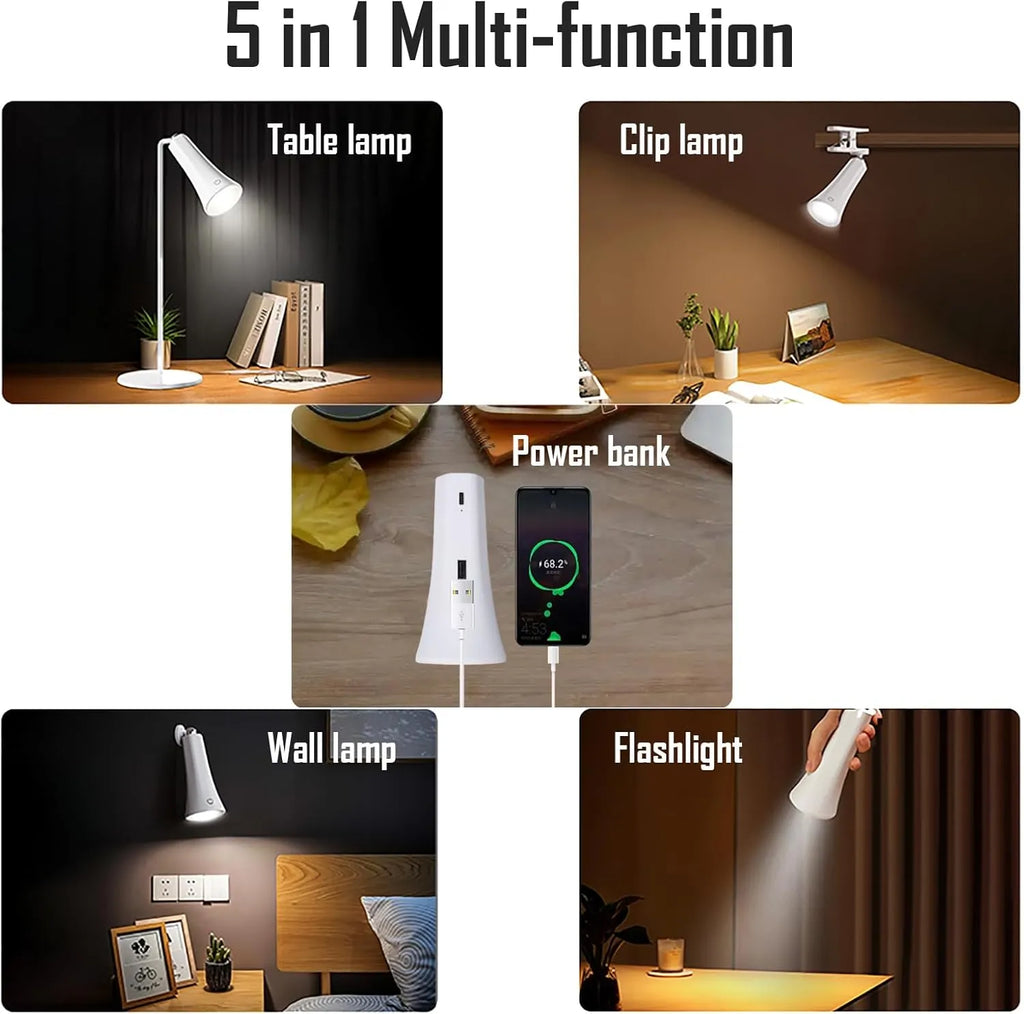💡 4-in-1 Magnetic Desk Lamp