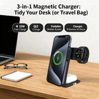 3-in-1 Magnetic Wireless Charging Station (Qi2 Certified)