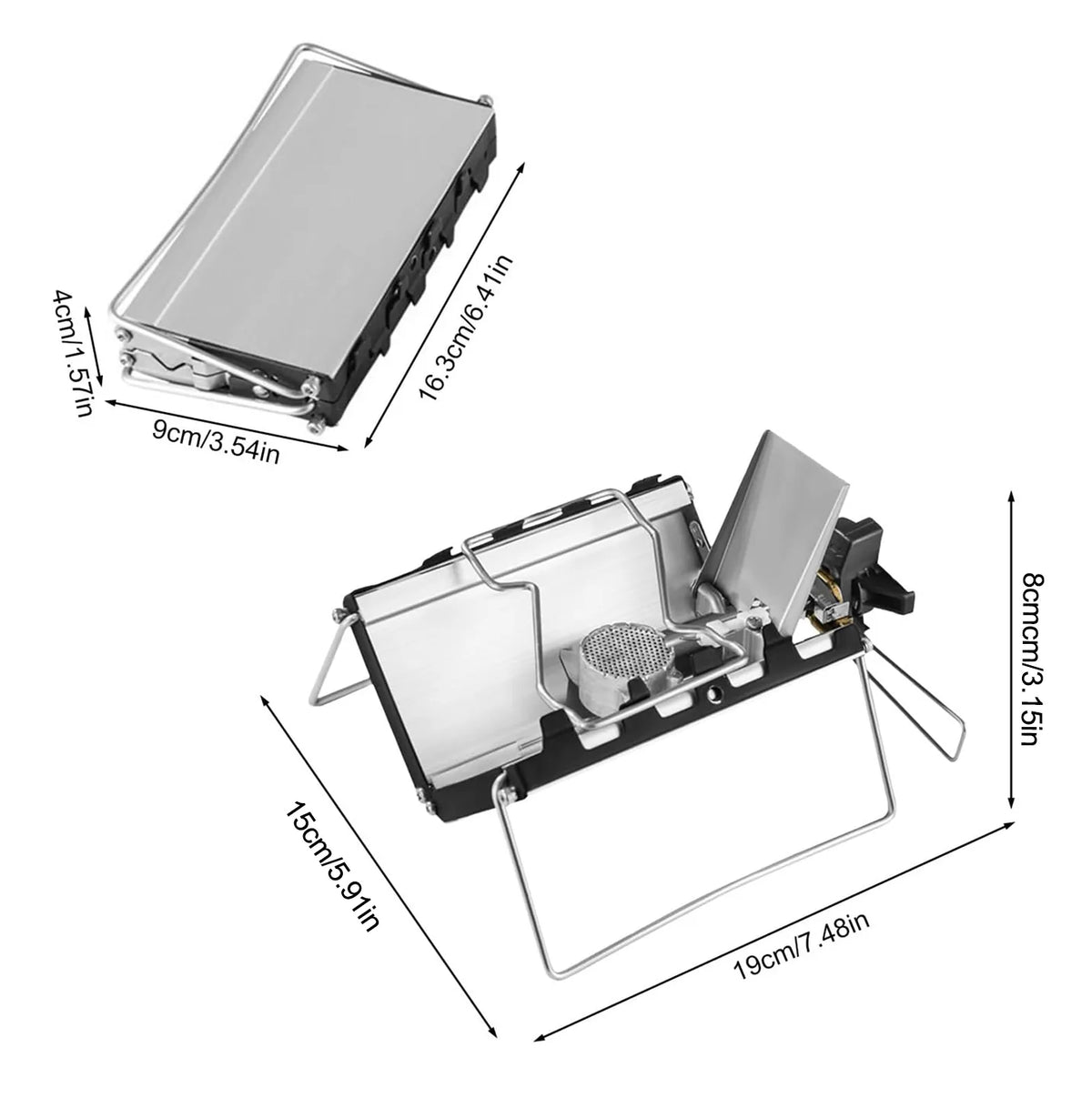 🔥 Camping Stove Outdoor Portable Windproof High-Power Cassette Gas Stove