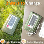 💡 Inflatable Solar Camping Light – 60cm Portable Tent Lantern