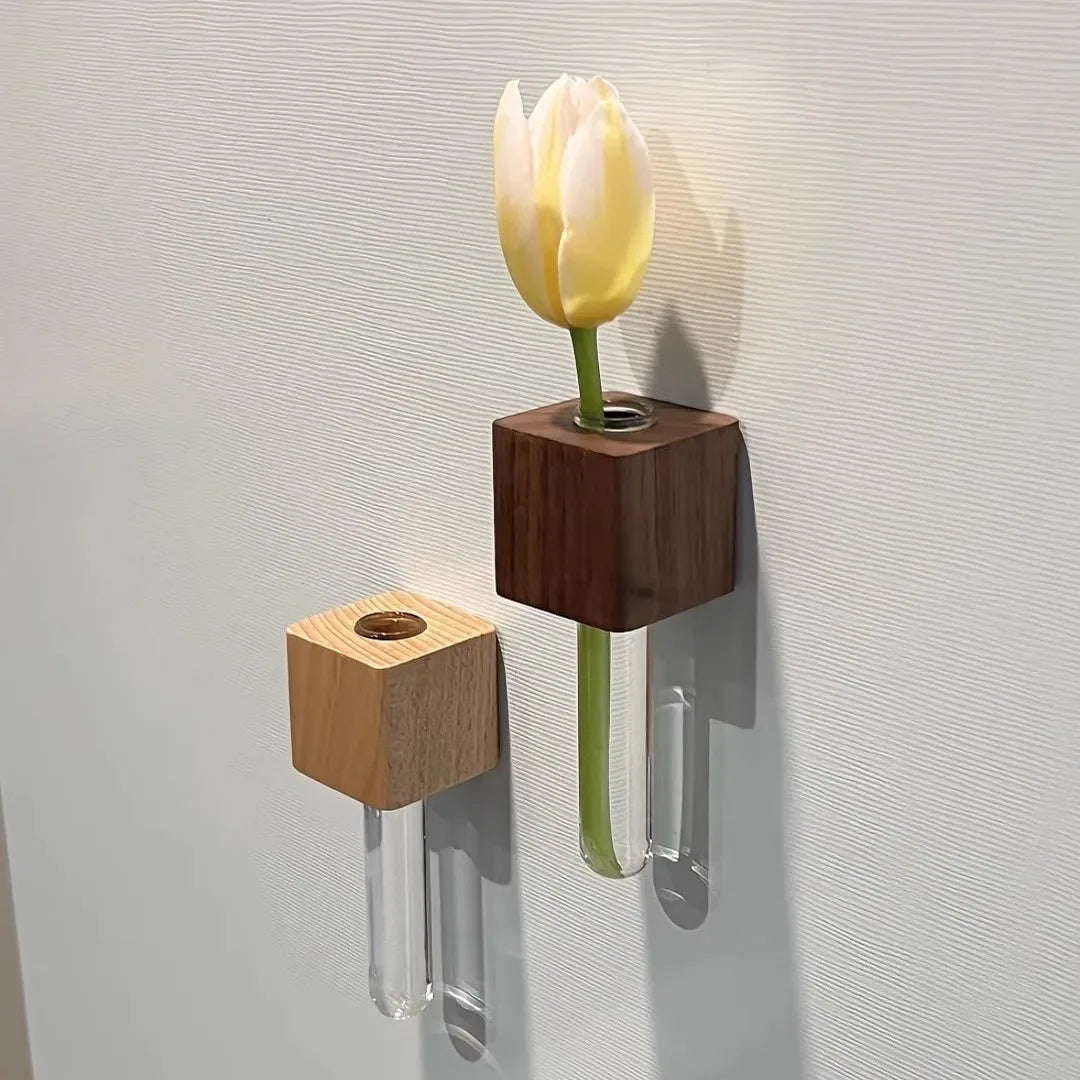 🌼 Magnetic Test Tube Vase – Transform Your Fridge into a Mini Garden
