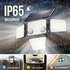☀️Motion Sensor Solar Security Light – 3000 Lumens, 210 LEDs, Remote-Controlled, IP65 Waterproof