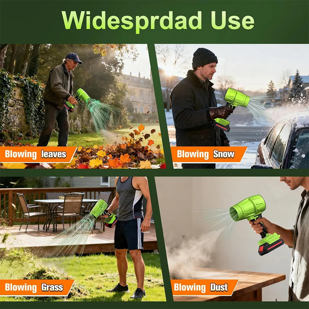 🍃 Adjustable Cordless Handheld Blower