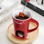 🍫 Chocolate Fondue Mug with Fork