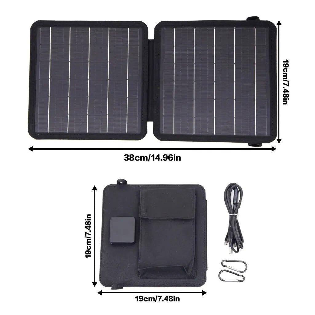 Solar Folding Bag: Power your outdoor adventures without searching for an outlet or carrying heavy batteries. 🔋