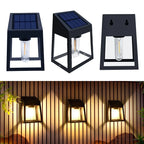 🌟Solar LED Wall Light – Warm & Waterproof