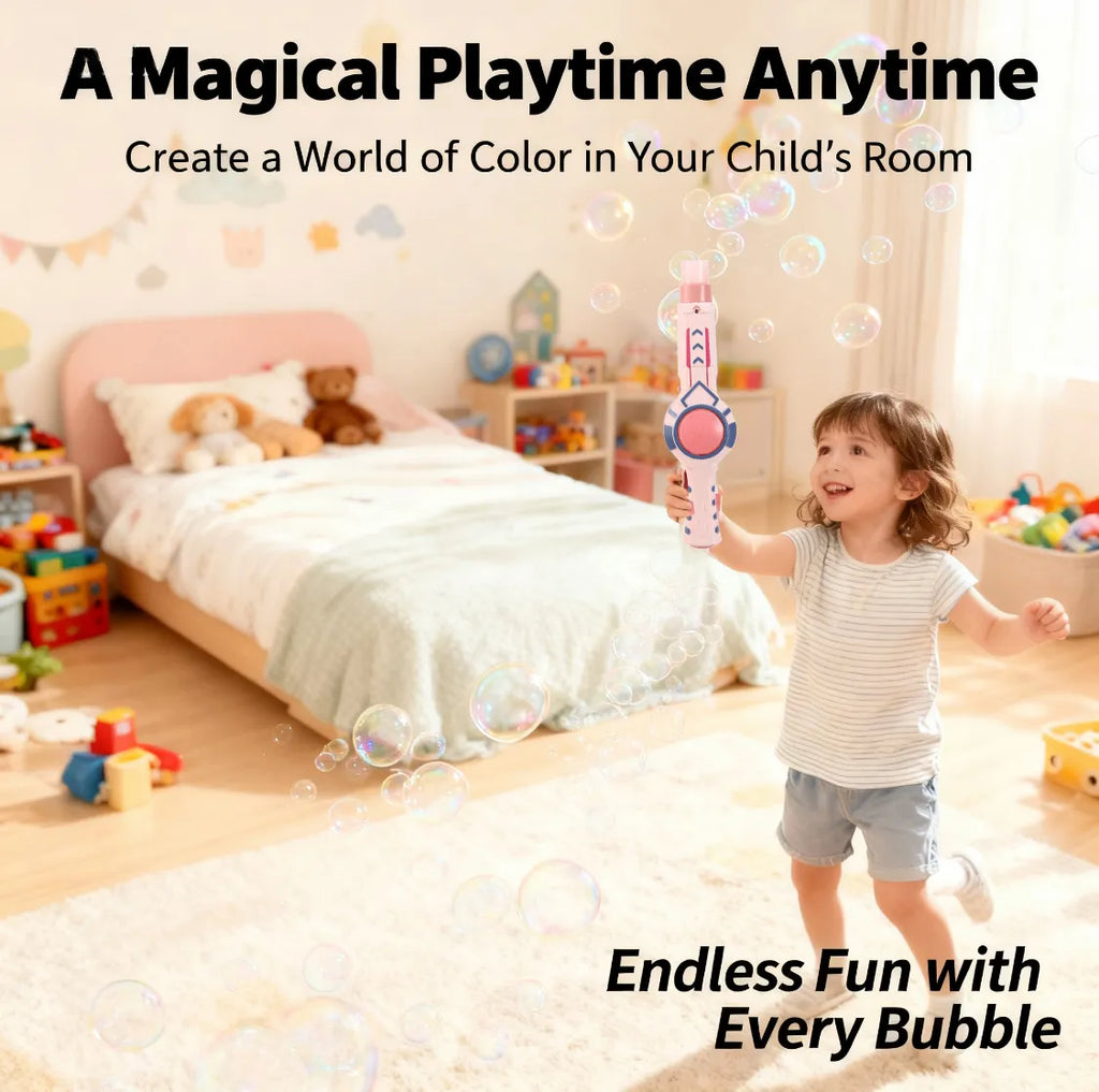 🎉 Magical Smoke Bubble Machine for Kids