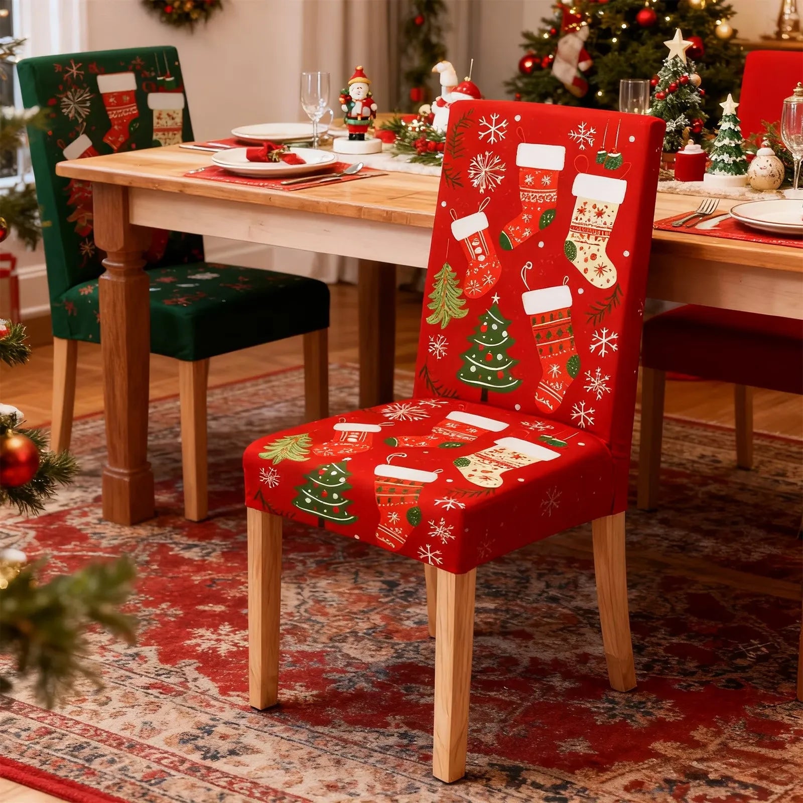 Christmas Stretch Dining Chair Covers