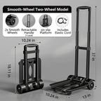 🧳Foldable Hand Cart — Lightweight Portable Trolley with Dual Wheels
