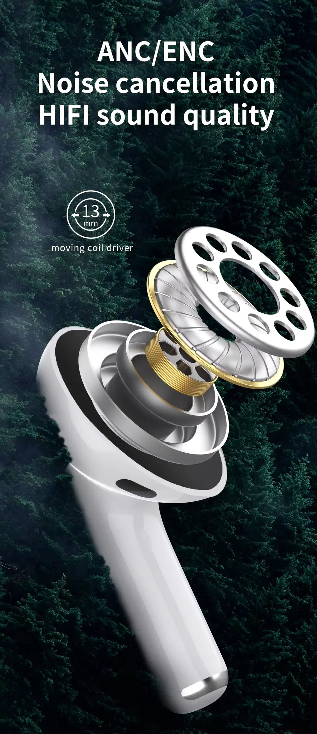 Wireless Earbuds with 2.8" Touchscreen & Power Bank – Music, Power & Entertainment in One