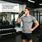 Shaker Cup – Double-insulated, keeps drinks cold for 8 hours – Comes with storage base and removable filter